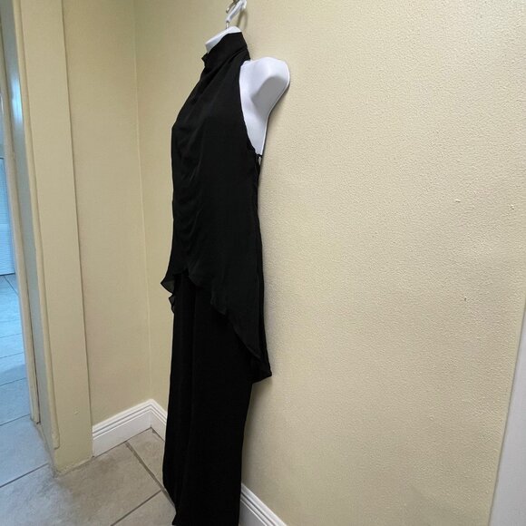 Haute Hippie The Caravan Halter Jumpsuit Black Size 2 - Picture 2 of 9